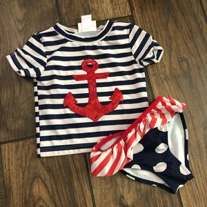 Flapdoodles two piece swim suit